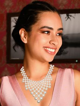 Odette - Women White Metal Necklace