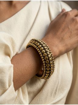 Mitali Jain - Brown Grain Wood Bangle (2.4)