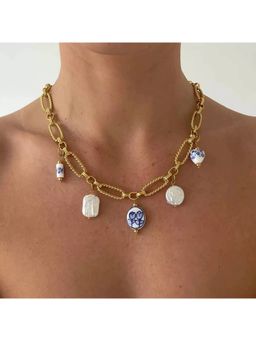 Mitali Jain - White Marina Necklace