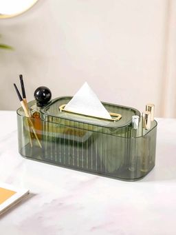 Nestasia - Tissue Storage Holder with Organizer Green