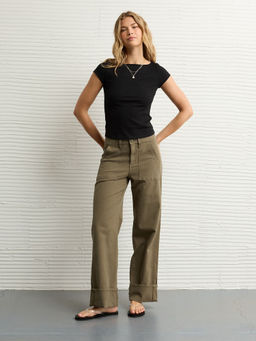 American Eagle - Women Black Top