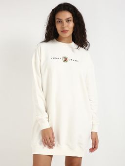 Tommy Hilfiger - Women White Solid Dress