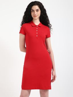 Tommy Hilfiger - Women Red Solid Dress