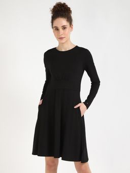 Tommy Hilfiger - Women Black Solid Dress