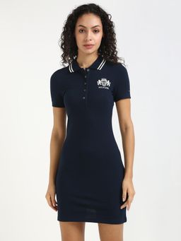 Tommy Hilfiger - Women Navy Blue Solid Dress