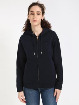 Tommy Hilfiger - Women Blue Solid Jacket