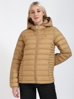 Tommy Hilfiger - Women Beige Puffer Jacket