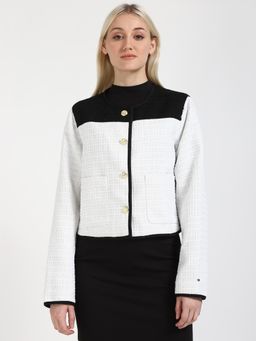 Tommy Hilfiger - Women Black Colorblock Jacket