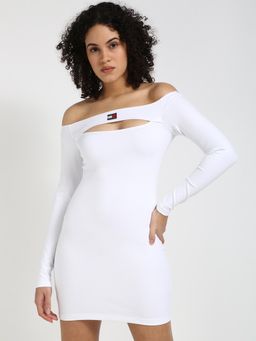 Tommy Hilfiger - Women White Solid Dress