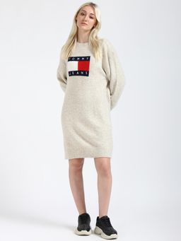 Tommy Hilfiger - Women White Solid Dress