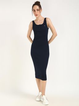 Tommy Hilfiger - Women Navy Blue Midi Dress