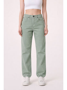 Bene Kleed - Women Green Relaxed Fit Denim Jeans