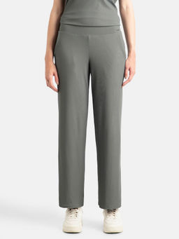 Jockey - Women Wz21 Microfiber Elastane Stretch Pant-Grey