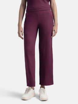 Jockey - Women Wz21 Microfiber Elastane Stretch Pant-Potent Purple