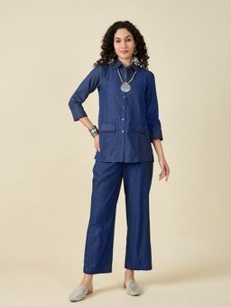 STADO - Indigo Textured Co-ord Set