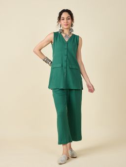 STADO - Forest Green Textured Co-ord Set