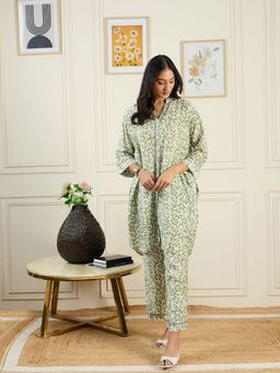 STADO - Green Floral Printed Co-Ord Set