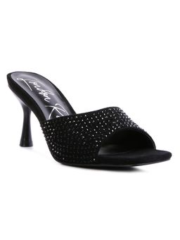 London Rag - Embellished Black Heels