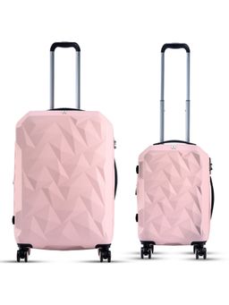 it luggage - Ice Cap Pink Set of 2 24-20 Inches Expandable Hardsided TSA Luggage Trolley