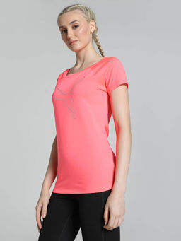 Puma - Favourite Jersey Cat Training Women Pink Regular Fit T-Shirt