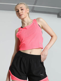 Puma - RUN ULTRASPUN Women Pink Running Tank Top