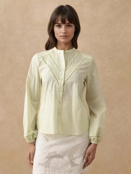 RAREISM - Green Solid Regular Fit Shirt