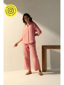 COSSET CLOTHING - Rose Linen Co-Ord (Set of 2)