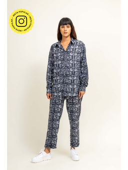 Doodlage - Earo Printed Shirt With Pant (Set of 2)