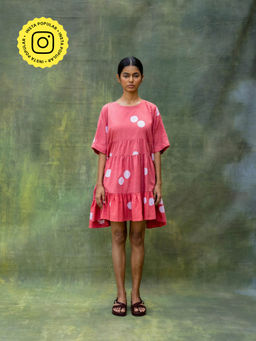 Doodlage - Coral Arlene Coral Dress