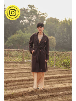 Doodlage - Willow Brown Overcoat with Belt (Set of 2)