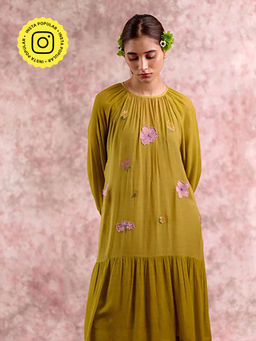 Doodlage - Twig Embroidered Dress