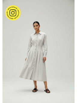 Doodlage - Womens Chalk Grey Cecile Dress