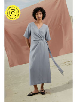 Doodlage - Eden Blue Midi Dress