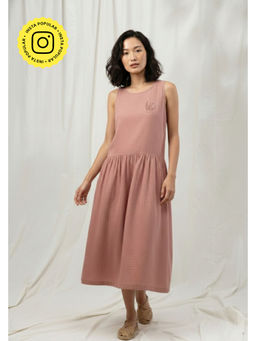 Doodlage - Susan Pink Midi Dress