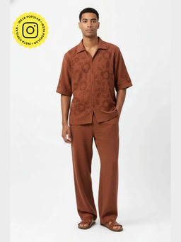 Doodlage - Florique Floral Rust Shirt