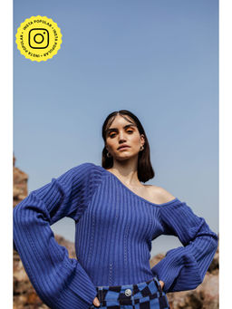 Essgee - Sayli Blue Stripes Sweater
