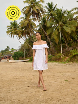 Essgee - White Parih Dress