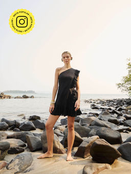 Essgee - Black Adey Ruffle Dress