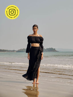 Essgee - Black Adey Ruffle Skirt