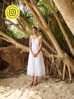 Essgee - White Cil Dress