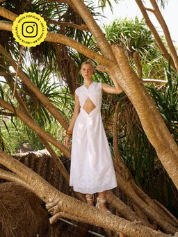 Essgee - White Florian Dress