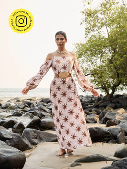 Essgee - Womens Beige Lenah Maxi Dress