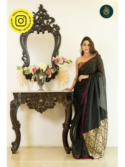 Ethnic Elements - Goldmere Tissue Silk Saree