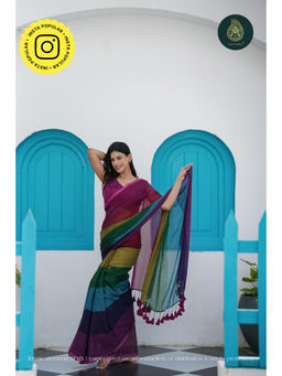 Ethnic Elements - Mul Cotton Saree Without Blouse