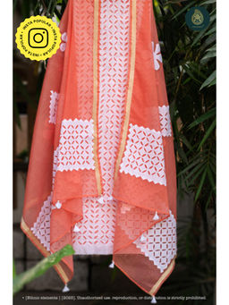 Ethnic Elements - Barmer Unstitched Kurta With Bottom And Dupatta