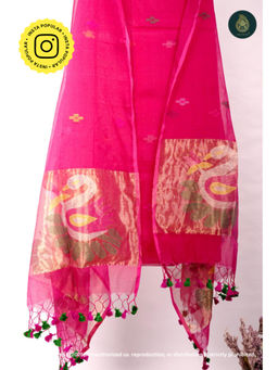 Ethnic Elements - Muslin Pink Unstitched Dress Material
