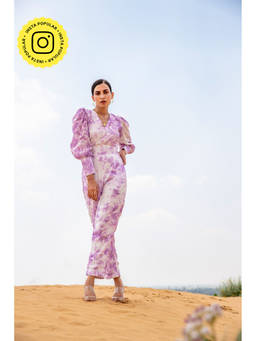 Fancy Pastels - Heather Silk Jumpsuit