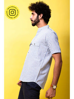 Fancy Pastels - Blue Stripes Shirt