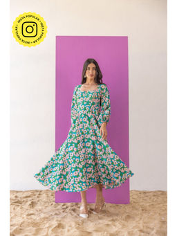 Fancy Pastels - Something Blue Midi Dress