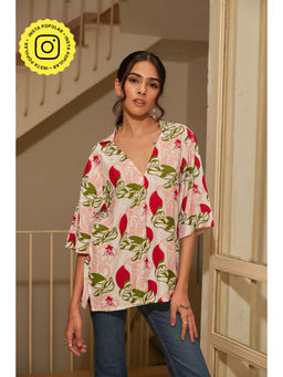 Fancy Pastels - Women Multi-Color Sukoon Shirt Style Top